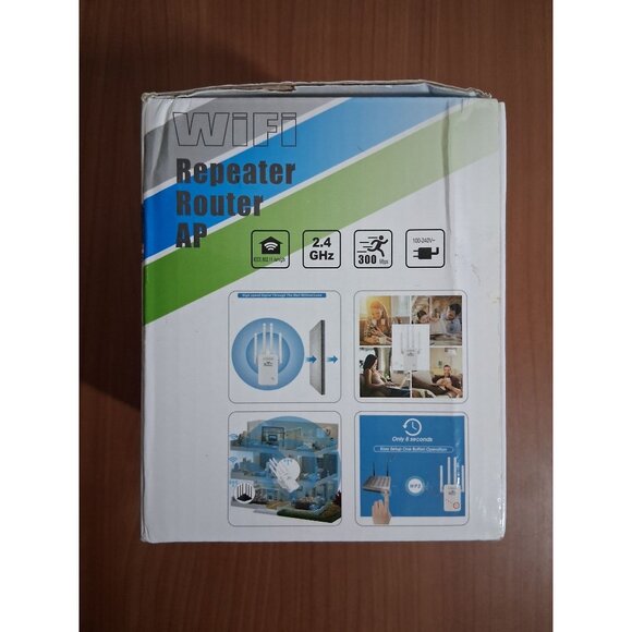 WiFi Range Extender Repeater 300M Wireless Amplifier Router Signal Booster - Picture 2 of 6